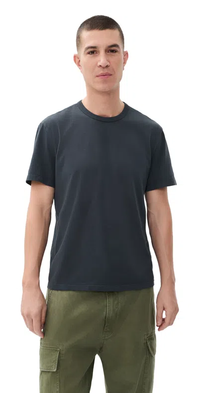 Madewell Garment Dyed All Day Crew Neck T-shirt Twilight In Gray