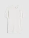 Madewell Garment-dyed Allday Crewneck Pocket Tee In White