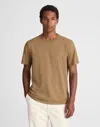 Madewell Garment-dyed Allday Crewneck Tee In Black