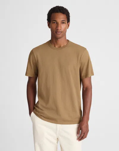 Madewell Garment-dyed Allday Crewneck Tee In Black
