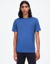 Madewell Allday Garment Dyed Cotton T-shirt In Blue Iris
