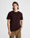 Madewell Garment-dyed Allday Crewneck Tee In Brown