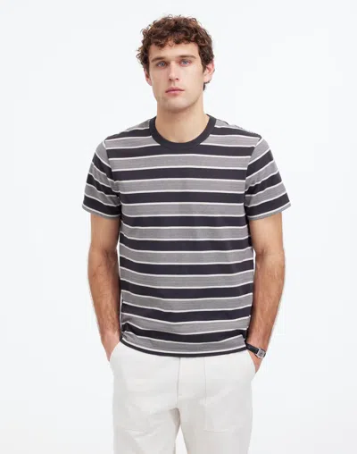 Madewell Garment-dyed Allday Crewneck Tee In Burnished Umber