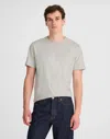 Madewell Garment-dyed Allday Crewneck Tee In Gray
