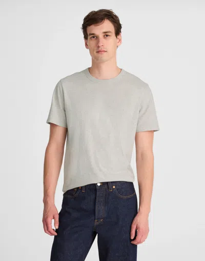Madewell Garment-dyed Allday Crewneck Tee In Gray