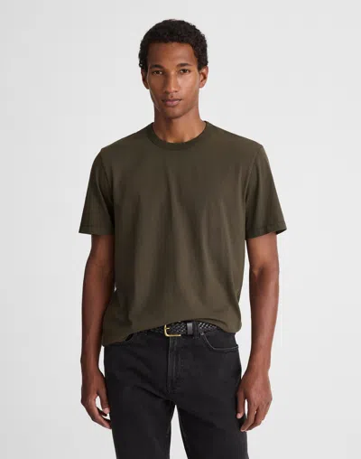 Madewell Garment-dyed Allday Crewneck Tee In Green