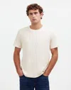 Madewell Garment-dyed Allday Crewneck Pocket Tee In White