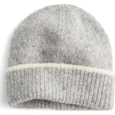 Madewell Gillie Alpaca Blend Beanie In Hthr Grey