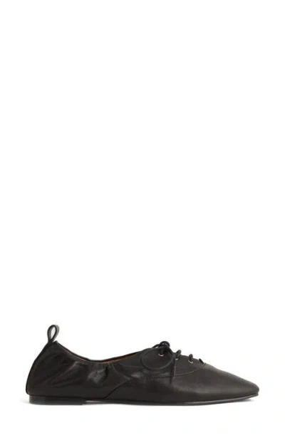 Madewell Greta Lace Up Oxford In Black