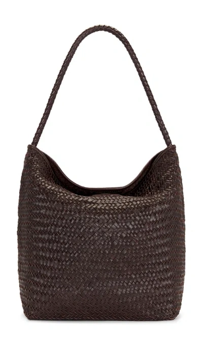 Madewell Handwoven Bucket Bag In Brown