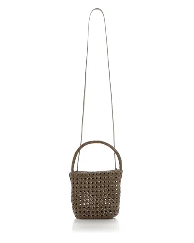 Madewell Handwoven Caned Leather Mini Bag