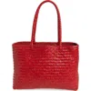 Madewell Handwoven Leather Tote