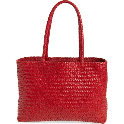 Madewell Handwoven Leather Tote