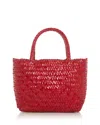 Madewell Handwoven Mini Leather Tote