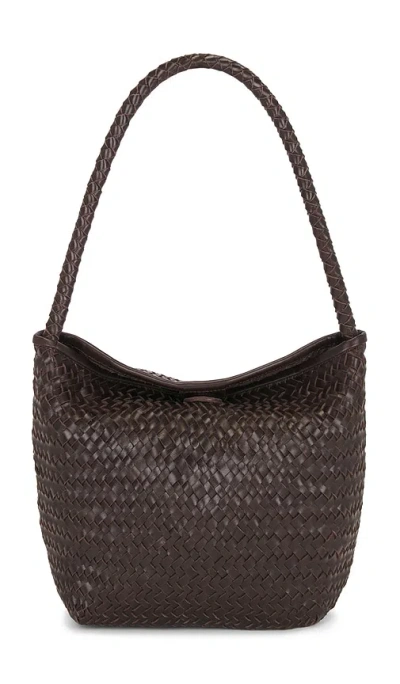Madewell Handwoven Shoulder Bag In Brown