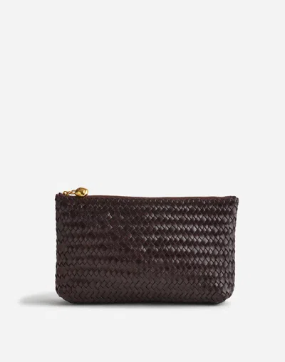 Madewell The Small Travel Zip Pouch In Coffee Bean