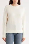 Madewell Hayes Crewneck Merino Wool Sweater In Neutral