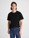 Madewell Heavyweight Slub Cotton Tee In Black