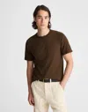 Madewell Heavyweight Slub Cotton Tee In Brown