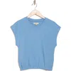 Madewell Hedgehog Cap Sleeve T-shirt In Tranquil Lake