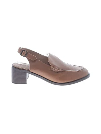 Pre-owned Madewell Heels In Brown