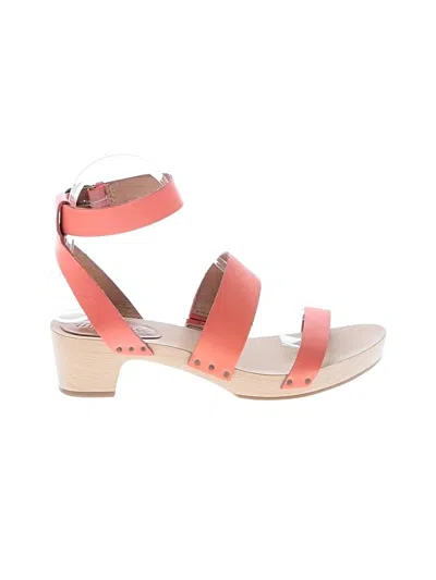 Pre-owned Madewell Heels In Orange