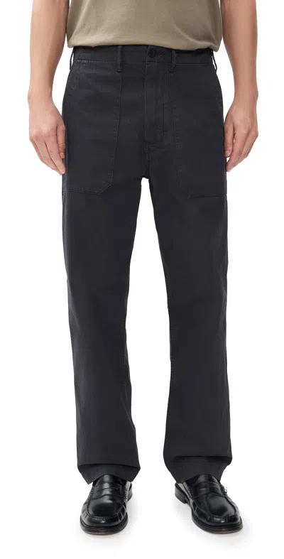 Madewell Herringbone Fatigue Loose Fit Pants Pepper