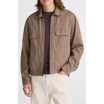 Madewell Zip-front Jacket In Purple