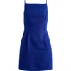 Madewell High Neck Sleeveless Linen Minidress