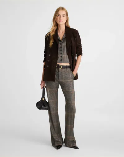 Madewell High-rise Bootcut Trouser In Gray