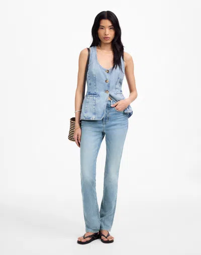 Madewell High-rise Stovepipe Jeans In Blue