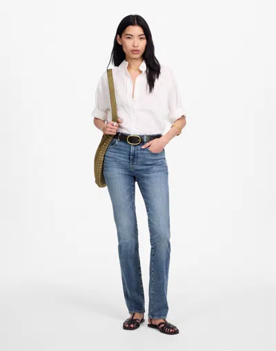 Madewell High-rise Stovepipe Jeans In Ashland Wash