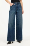 Madewell High Waist Superwide Leg Jeans In Blue