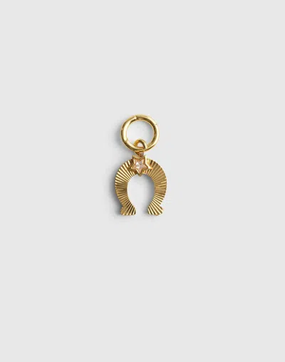 Madewell Horseshoe Charm In Gold