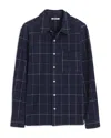Madewell Devoe Button-up Shirt In Juniper Berry