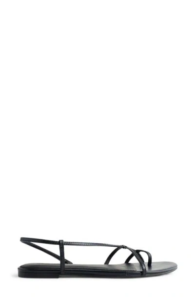 Madewell The Iggy Strappy Sandal In Black