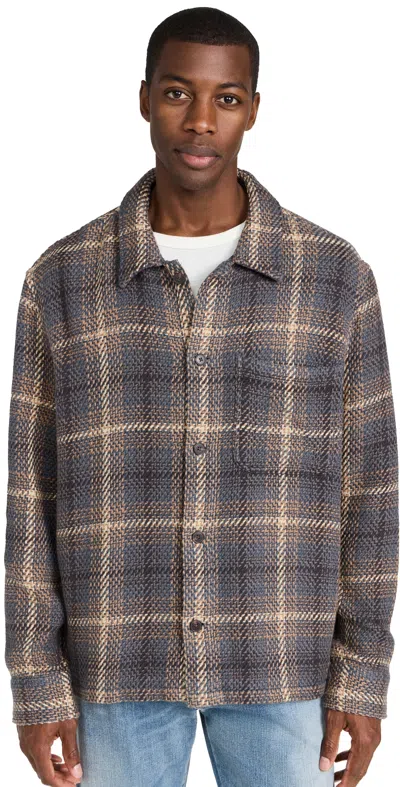 Madewell Indoor Boxy Shirt Jacket Black Coal