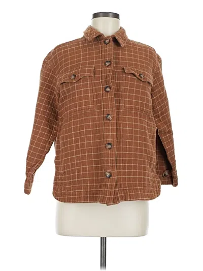 Pre-owned Madewell Jacket In Brown