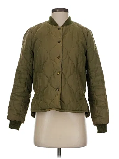 Pre-owned Madewell Jacket In Green
