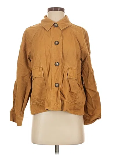 Pre-owned Madewell Jacket In Tan