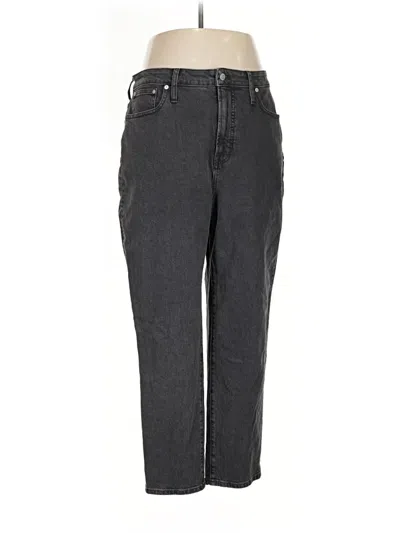Pre-owned Madewell Jeans In Black