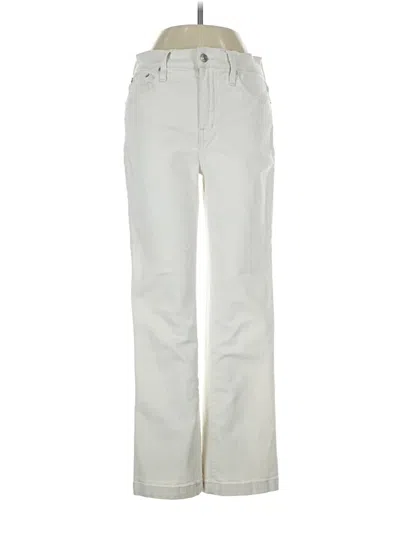 Pre-owned Madewell Jeans In Ivory
