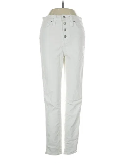 Pre-owned Madewell Jeans In Ivory