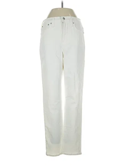 Pre-owned Madewell Jeans In Ivory