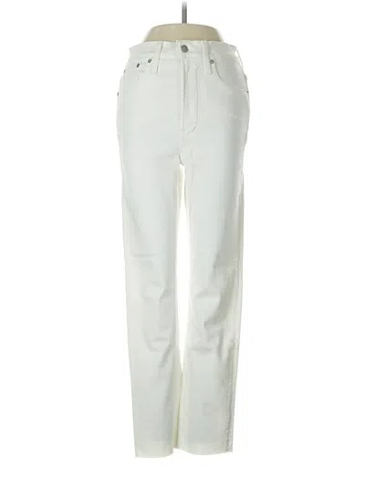 Pre-owned Madewell Jeans In Ivory