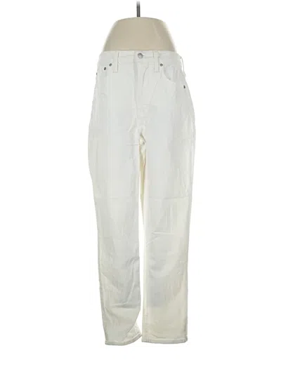Pre-owned Madewell Jeans In Ivory