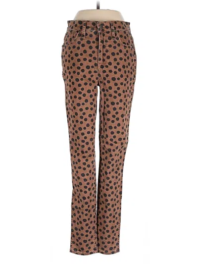 Madewell Jeggings In Brown