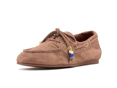 Madewell Julien Boat Shoes- Suede In Brown