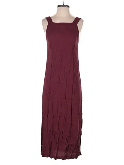 Pre-owned Madewell Jumpsuit In Burgundy