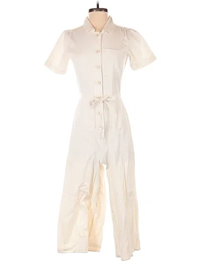 Pre-owned Madewell Jumpsuit In Ivory